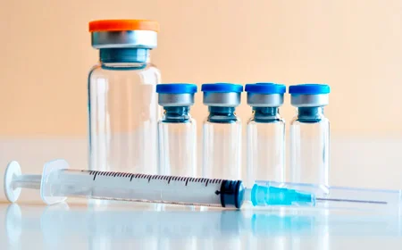 Шприц и ампулы