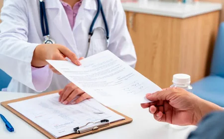 Врач консультирует пациента